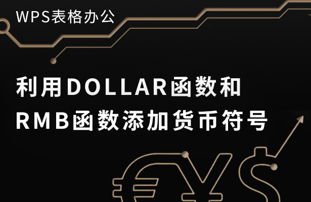 WPS表格办公---利用DOLLAR函数