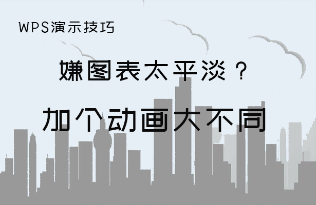 WPS演示技巧—嫌图表太平淡？加个动画大