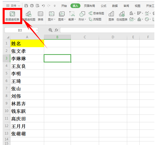 WPS应用技巧---如何查看名字出现的总数