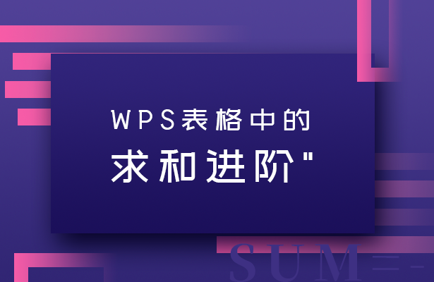 WPS表格中的求和进阶