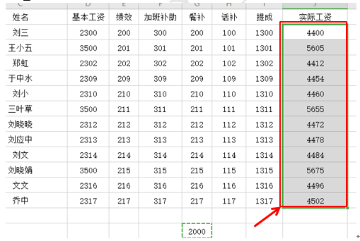 WPS表格如何批量加减乘除