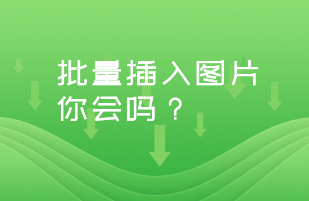 WPS表格技巧—如何批量插入图片