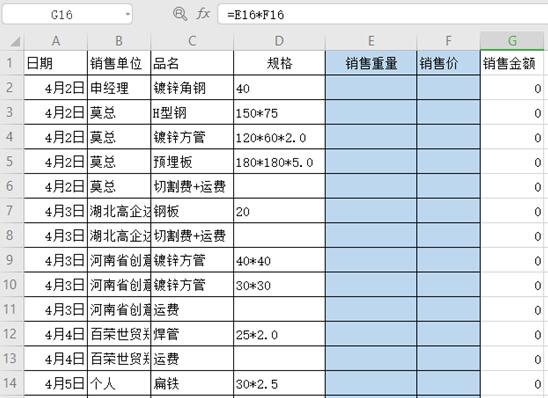 WPS表格中的小秘密-WPS表格中零值的另一种表现形式