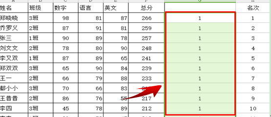 WPS表格中排序函数的应用