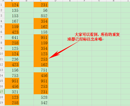 WPS表格如何发现并删除重复项