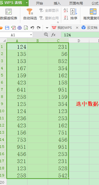 WPS表格如何发现并删除重复项